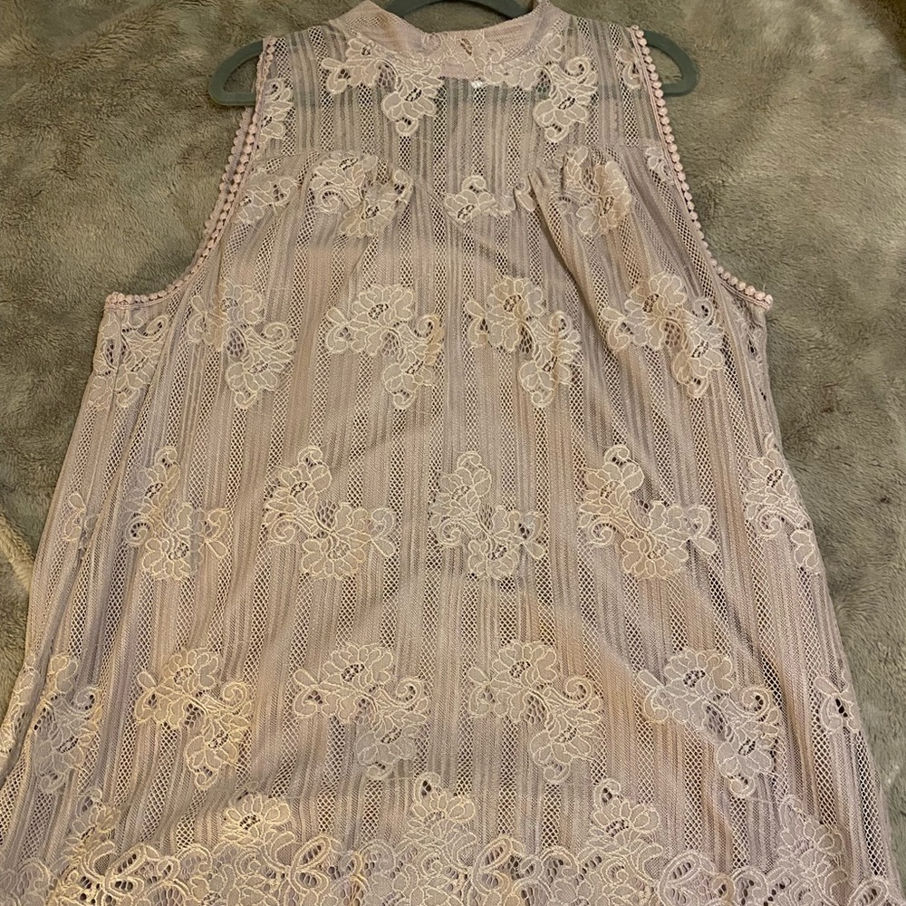 Lavender Lace Blouse